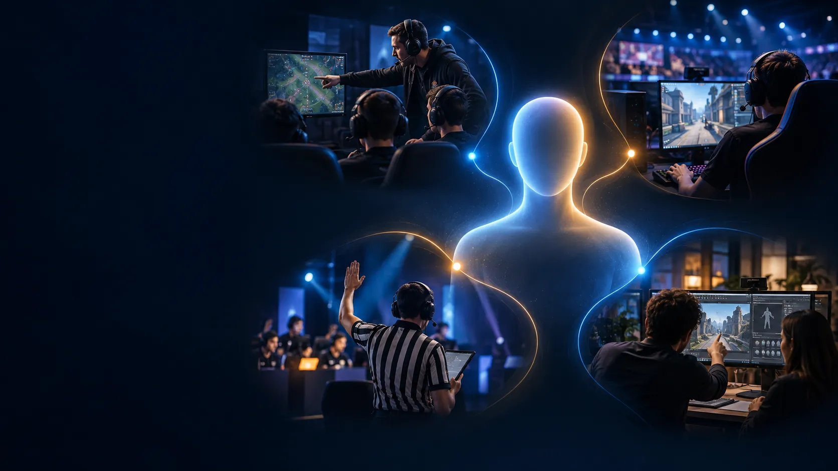 An anonymous gamer connected with players, coaches and match officials.